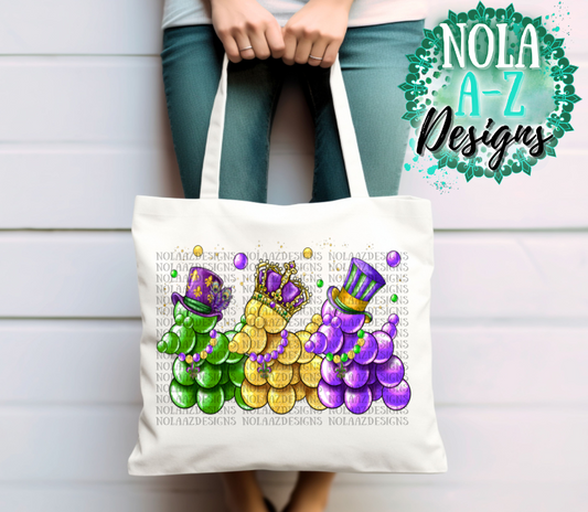 BEAD DOG CANVAS TOTE BAG