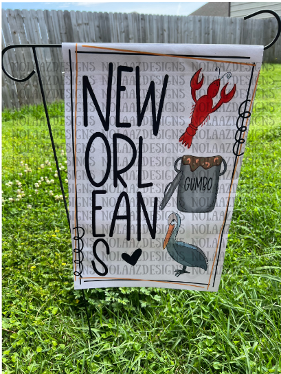 NEW ORLEANS (CRAWFISH, GUMBO, PELICAN)